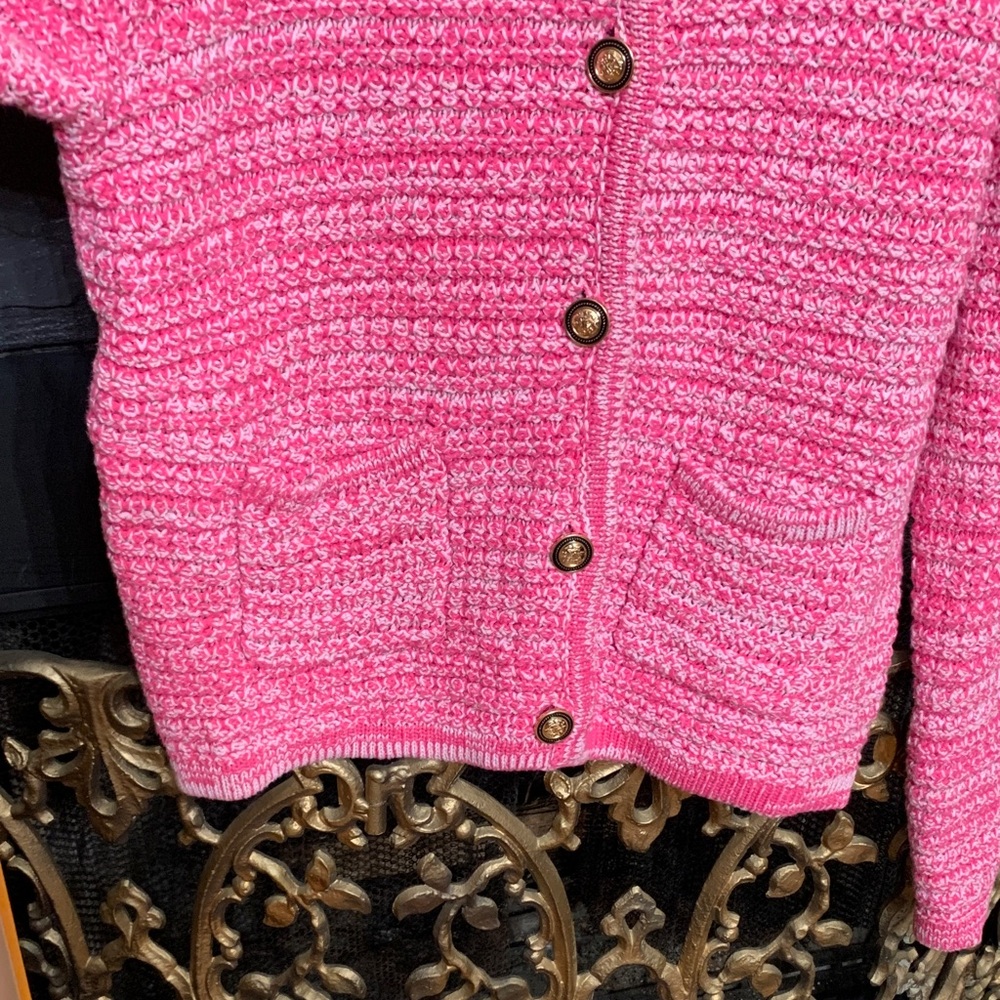Vici Vibrant Pink Cardigan Sweater - Picture 3 of 7